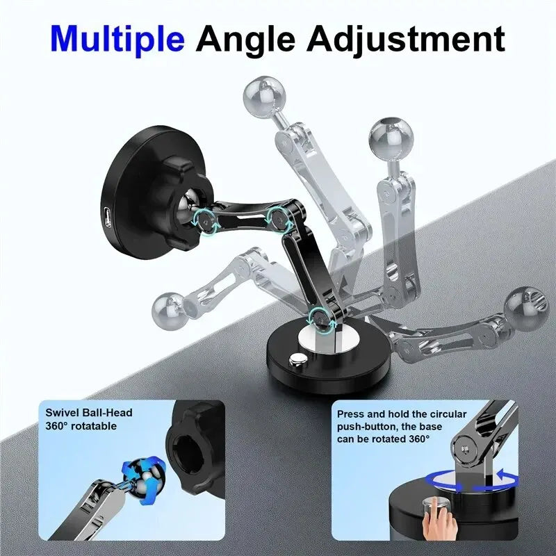 Magnetic Wireless Car Charger magnetic mount detail